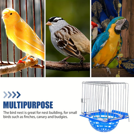 Parrot Nest Box Plastic Breeding Cage Nesting House for Birds Budgies Cockatiels