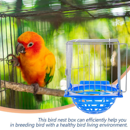 Parrot Nest Box Plastic Breeding Cage Nesting House for Birds Budgies Cockatiels