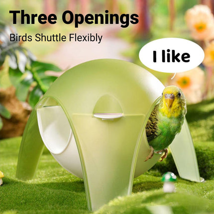Birdhouse Summer Tiny House Hammock for Birds Outdoor Nesting Shelter for Pets