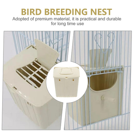 Hanging Bird Nest Box Weatherproof For Wild Bird Breeding Nesting House Shelter