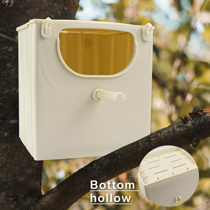 Hanging Bird Nest Box Weatherproof For Wild Bird Breeding Nesting House Shelter