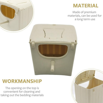 Hanging Bird Nest Box Weatherproof For Wild Bird Breeding Nesting House Shelter