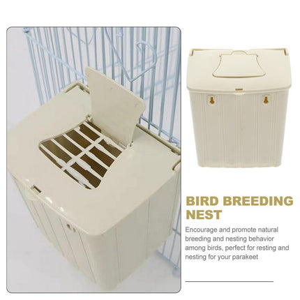 Hanging Bird Nest Box Weatherproof For Wild Bird Breeding Nesting House Shelter