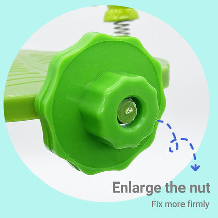 Parrot Bird Toy Cactus Shape with Bell Hanging Cage Toy for Pet Birds Play