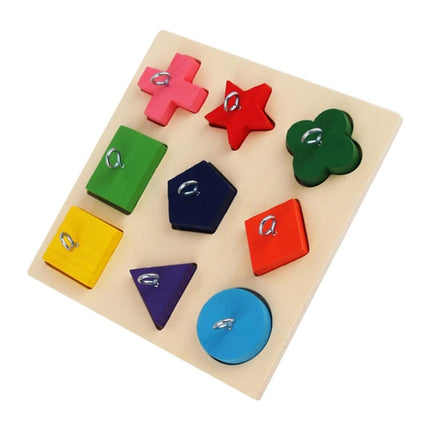 Parrot Training Toy 9 Grid Design Blocks Stimulate Intelligence For Parrots Bird
