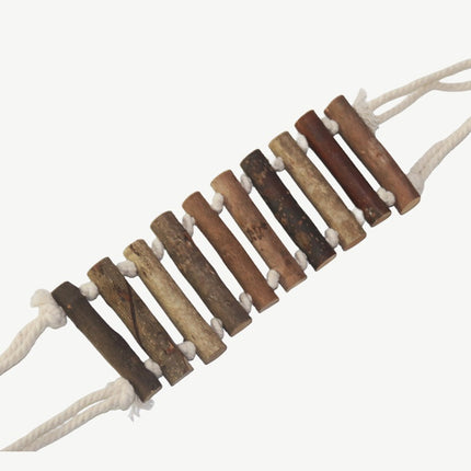 2 PCS Small Medium Parrot Toy Ladder Bridge for Budgie Cockatiel Bird Cage Play