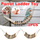 2 PCS Small Medium Parrot Toy Ladder Bridge for Budgie Cockatiel Bird Cage Play