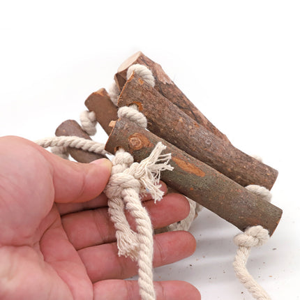 2 PCS Small Medium Parrot Toy Ladder Bridge for Budgie Cockatiel Bird Cage Play