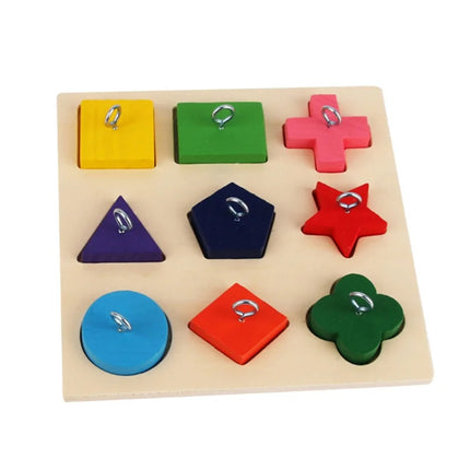 Parrot Training Toy 9 Grid Design Blocks Stimulate Intelligence For Parrots Bird