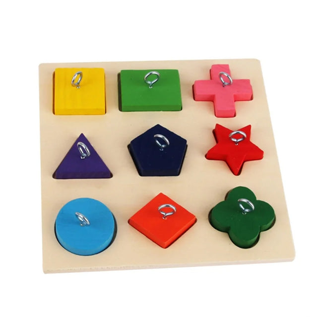 Parrot Training Toy 9 Grid Design Blocks Stimulate Intelligence For Parrots Bird