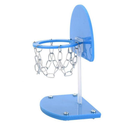 Parrot Interactive Training Toy Bird Shooting Mini Basket Pet Basketball Stand