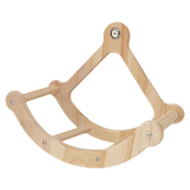 Parrot Wooden Running Wheel Toy Exercise Sport Toy for Parrots Birds Play