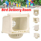 Miniature Bird Nest Oyster Shell Natural Nest for Hatching Eggs Cage Breeding