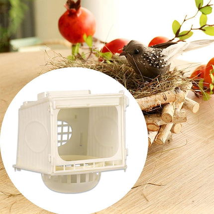 Miniature Bird Nest Oyster Shell Natural Nest for Hatching Eggs Cage Breeding