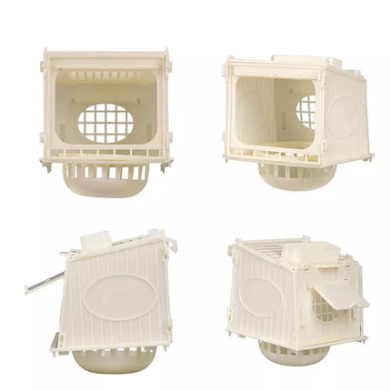 Miniature Bird Nest Oyster Shell Natural Nest for Hatching Eggs Cage Breeding