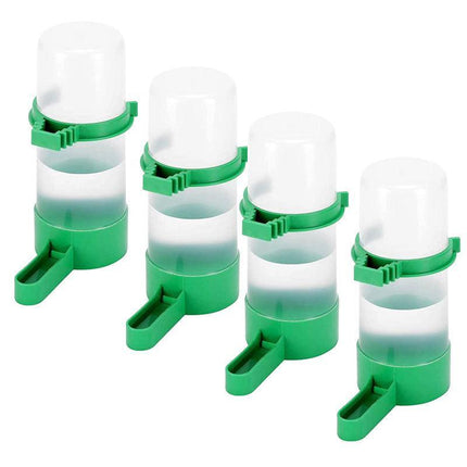 4Pcs/Set Drinker Food Feeder Water Clip For Cage Bird Parrot Cockatiel Budgie Au - Aimall