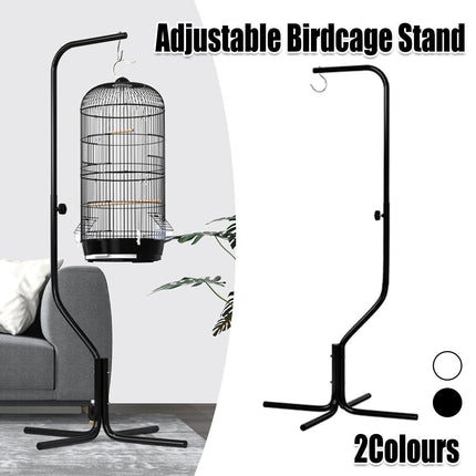 Nordic Style Adjustable Birdcage Telescopic Hanging Metal Frame Stable Base