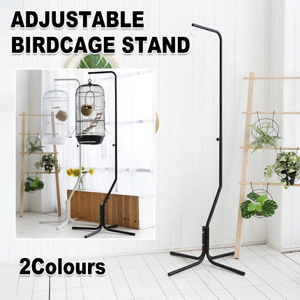 Nordic Style Adjustable Birdcage Telescopic Hanging Metal Frame Stable Base