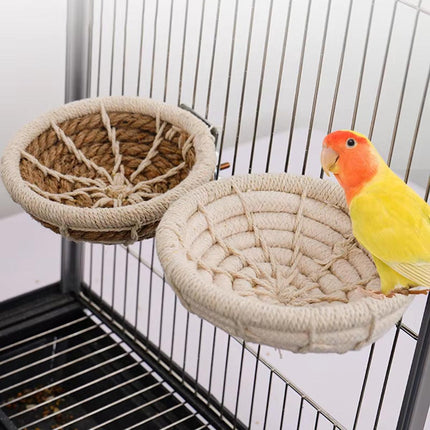 Birds Nest Parrot Straw Nest for Small Animal Nesting Material Bedding