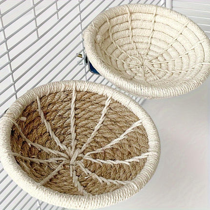 Birds Nest Parrot Straw Nest for Small Animal Nesting Material Bedding