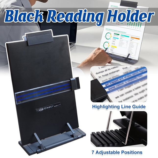 Adjustable Reading Holder Book Stand for Books Tablets Magazines Home Office Use
