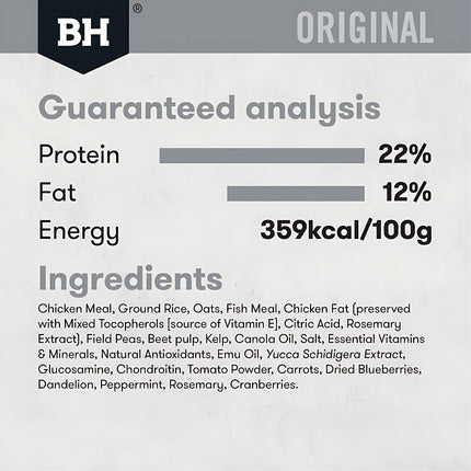 Black Hawk Dog Food 3kg BH311 Chicken Rice Dry Premium Pet Food Formula