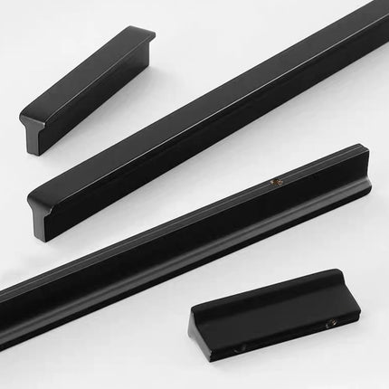 Pure Copper Handle North Black American Style for Closet Drawer Cabinet Door
