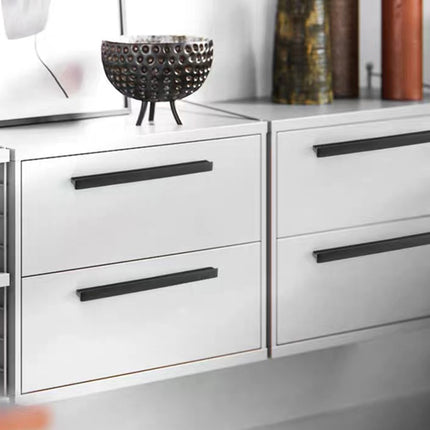Pure Copper Handle North Black American Style for Closet Drawer Cabinet Door