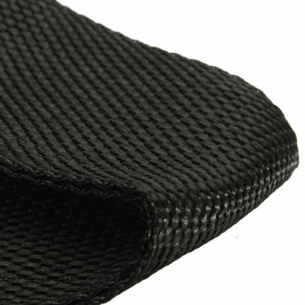 Black Guitar Strap Replacement Adjustable Nylon Belt Acoustic Electric Bass