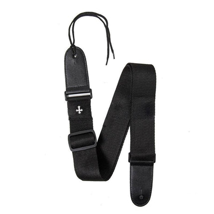 Black Guitar Strap Replacement Adjustable Nylon Belt Acoustic Electric Bass