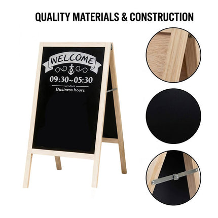 A Frame Chalkboard Menu Display Board 95x53cm
