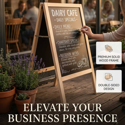 A Frame Chalkboard Menu Display Board 95x53cm