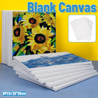 6x Artist Canvas Blank Stretched Canvases Art Large White Range Oil Acrylic Wood