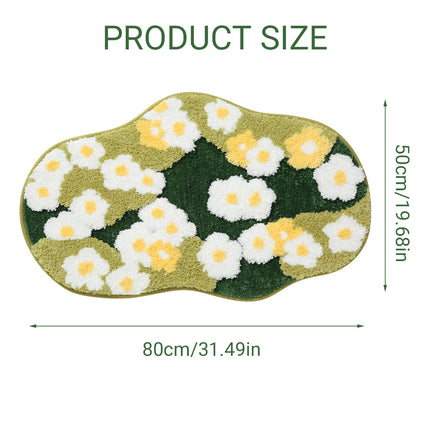Carpet Irregular shaped Hall Pet Floor Mat Non Slip for Living Room Entryway