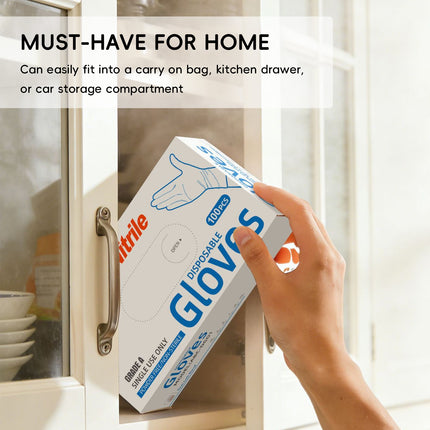 100Pcs Disposable Food Grade Gloves Catering Barber Shop Hygienic Protection AU