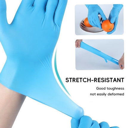 100Pcs Disposable Food Grade Gloves Catering Barber Shop Hygienic Protection AU