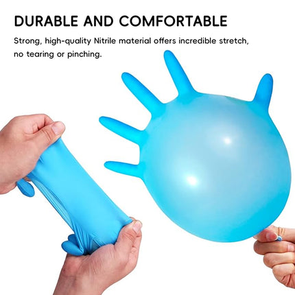 100Pcs Disposable Food Grade Gloves Catering Barber Shop Hygienic Protection AU