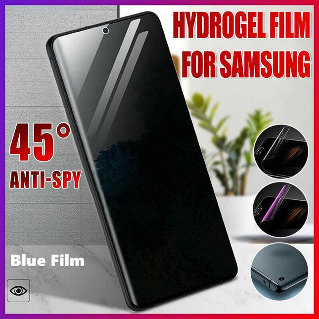 Hydrogel Blue Film Screen Protector For Samsung S22 S21 S20 Note 20 10 9 8 - Aimall