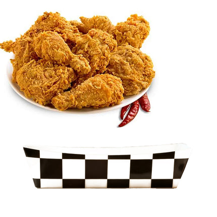 12PCS Food Grade Fast Food Box Waterproof Oilproof Disposable Snack Boxes