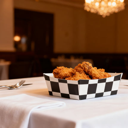 12PCS Food Grade Fast Food Box Waterproof Oilproof Disposable Snack Boxes