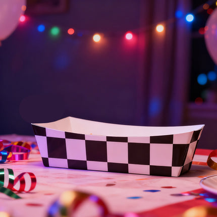 12PCS Food Grade Fast Food Box Waterproof Oilproof Disposable Snack Boxes