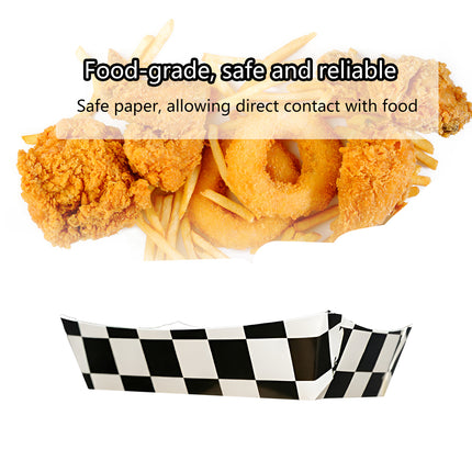 12PCS Food Grade Fast Food Box Waterproof Oilproof Disposable Snack Boxes