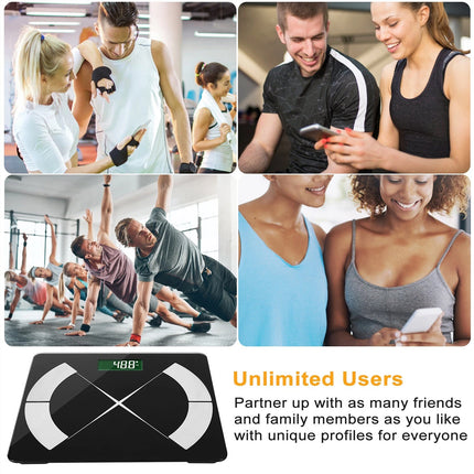 Body Fat Scale Household Fat Scale Weighing Scale Digital Bathroom Scale Fitness