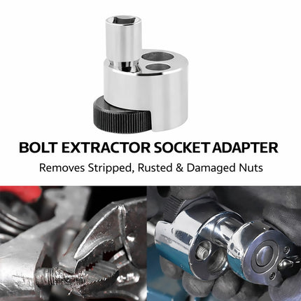 Broken Bolt Extractor Set Screw Remover Tool For Damaged Studs And Stripped Nuts