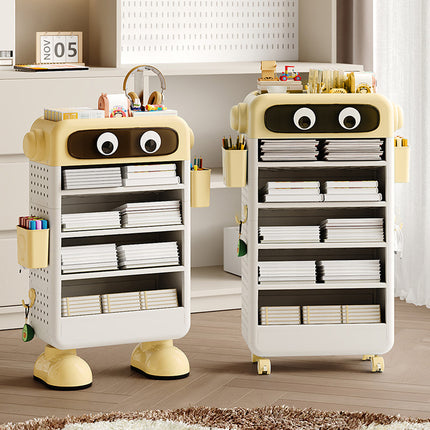 Multi Layer Cartoon Freestanding Home Book Storage Rack Cute Design