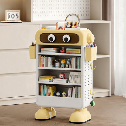 Multi Layer Cartoon Freestanding Home Book Storage Rack Cute Design