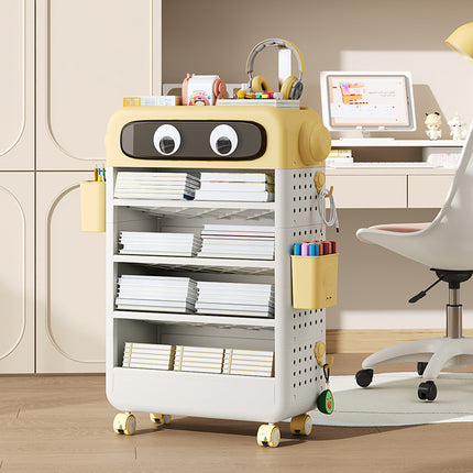Multi Layer Cartoon Freestanding Home Book Storage Rack Cute Design