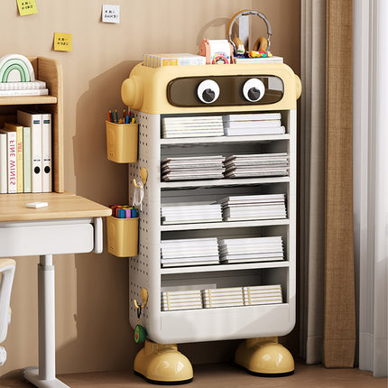 Multi Layer Cartoon Freestanding Home Book Storage Rack Cute Design
