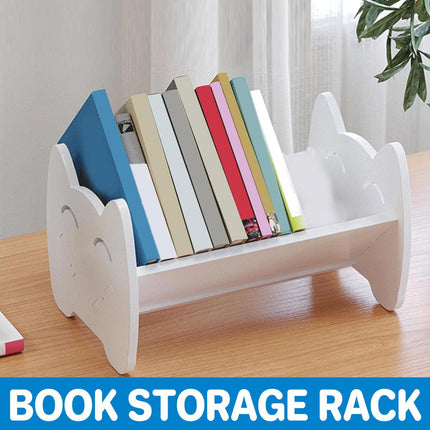Multifunctional Book Organizer Desktop Shelf Storage Bookcase for Office Home