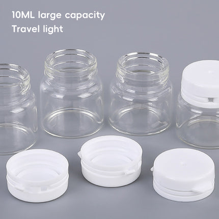 Clear Travel Bottles Proof Refillable Cosmetic Containers For Liquid Toiletries